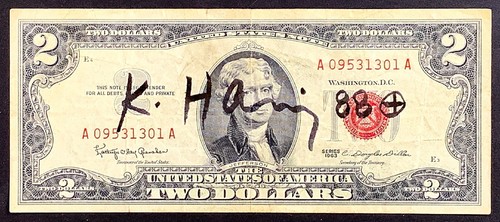 Keith haring banconota - haring,