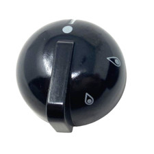 Nardi manopola piano cottura foro mm.6 nera diametro esterno - 35 mm - 1 pezzo