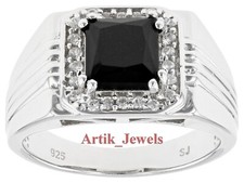 Naturale Onice Nera & Cz Con