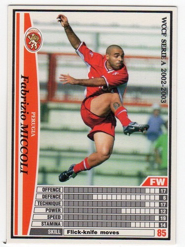 Figurina card wccf - card,