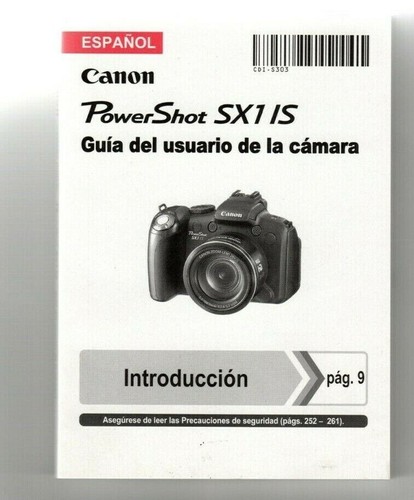 Canon powershot sx1 - powershot, manuale