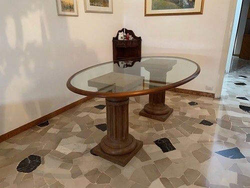 Tavolo cristallo con - cristallo,