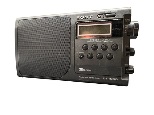 Sony icf m760s - radio, portatile