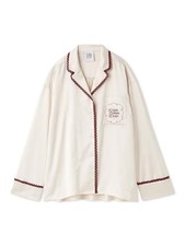 Camicia in raso di pizzo