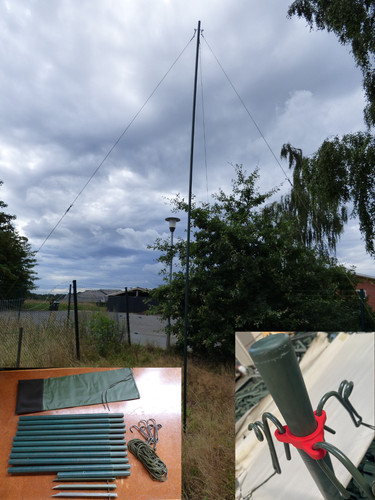 Palo telescopico dielettrico