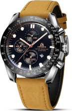 Orologio Uomo Analogico Al Quarzo Da Polso Impermeabile 30M Con Datario - Orolog