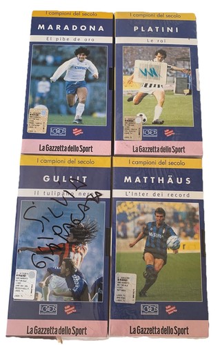 Lotto calcio vhs - 4, campioni