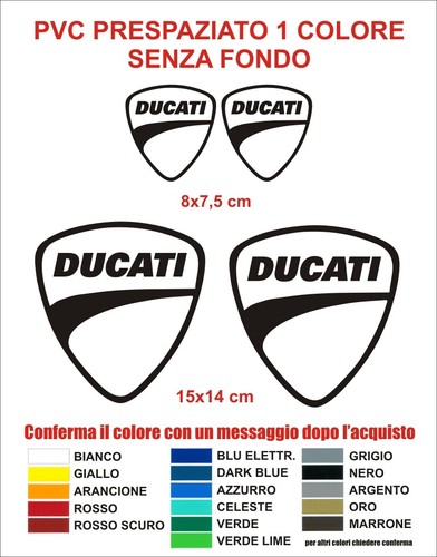 Kit adesivi ducati pezzi - adesivi, 4