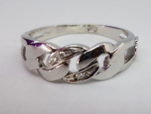 Anello donna oro - bianco, 750