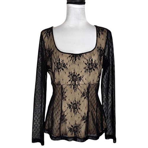 Top maglia pizzo - , manica