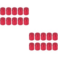  20 Pezzi Tappi Aria Pneumatici Esagonali Lega di Alluminio Caps Bike MTB