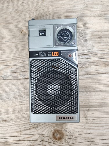 Vintage duette portable radio - vintage,