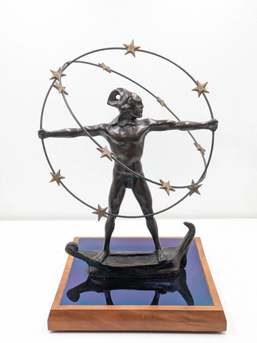 Scultura bronzo ugo attardi - in,