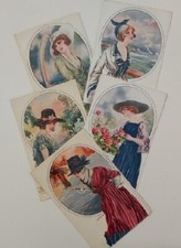 Serie di 5 Cartoline Postali