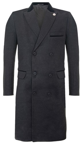 Cappotto uomo grigio - 3/4, lungo