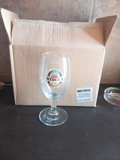 6 Messina Beer Glasses Cl 33