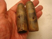 Coppia manopole manubrio, in osso, biciclette epoca