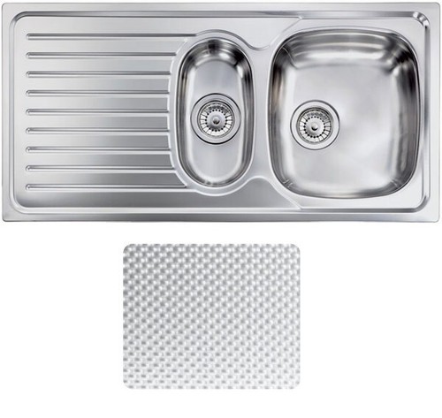 Lavello inox antigraffio - cm,