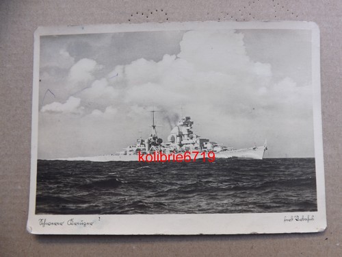 Cartolina corazzata bismarck - cartolina, "bismarck"