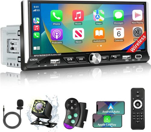 Autoradio singolo din - autoradio, con