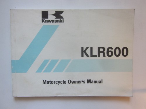 Kawasaki klr 600 owner - 600, owner's