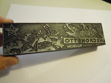 RARO CLICHE' - MATRICE " NEGRONETTO " SPECIALITA' INSUPERATA NEGRONI -  