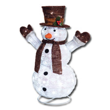 PUPAZZO DI NEVE 3D 60LED