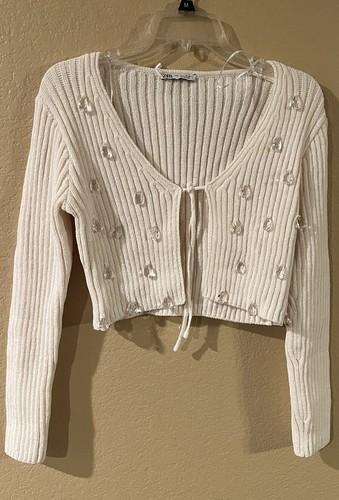 New zara neck cardigan - zara,