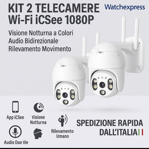 Telecamera esterna icsee - 2x,