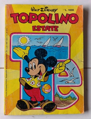 Topolino estate mondadori - estate,