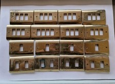 BTICINO MAGIC 16 Pezzi PLACCHE dorate oro CAL