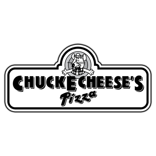 Adesivo chuck cheese - adesivo, logo