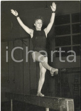 1956 ITALIA GINNASTICA ARTISTICA Luciana LAGORARA alla trave *Foto 13x18 cm