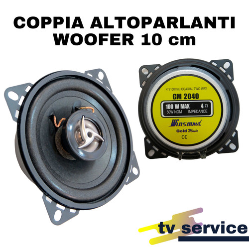 Coppia altoparlanti auto - coppia, 10