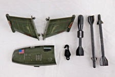 GI JOE Dragonfly 1983 missili elicottero con bomba + ali + gancio e botola ARAH
