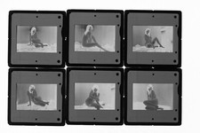 FOTOGRAFIA EROTICA 6 negativi b/n anni 70 nudo di donna boudoir #5