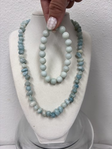 Collana bracciale larimar o - collana,