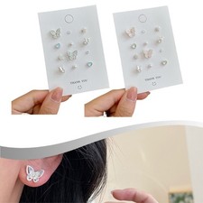 Orecchini a forma di farfalla