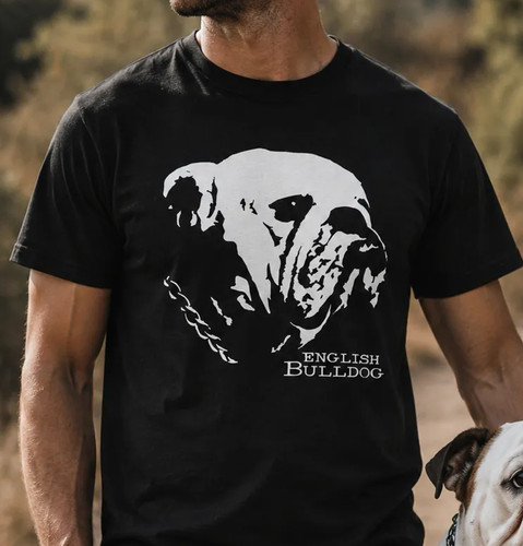 Shirt bulldog inglese amante - t-shirt,