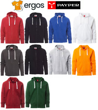 Payper PORTLAND Felpa Uomo con Cappuccio Tasche a Marsupio Con Zip intera Cotone