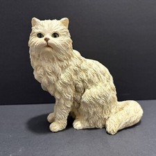 Vintage White Persian Cat -