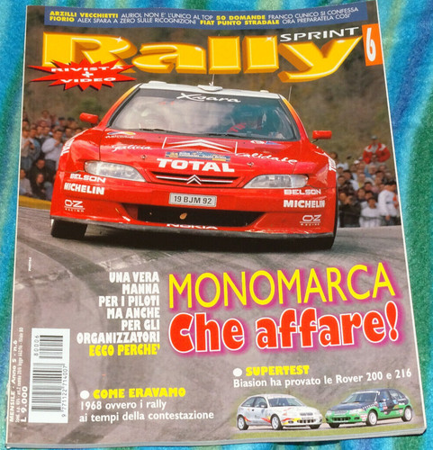 Rally sprint rivista rallye - sprint, di