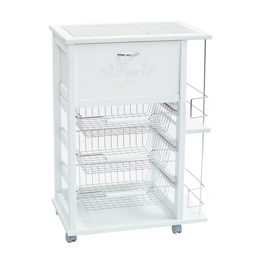 Carrello portafrutta portapane