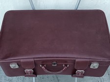 valigia in pelle anni 60-70