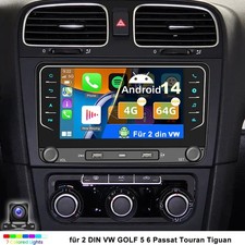 2+64 GB per VW Tiguan 2007-2015 T5 Transporter Android 13 autoradio GPS navigatore KAM