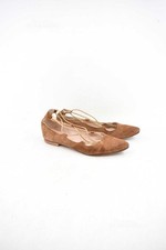 Ballerine Donna Beige Scamosciate Barca N 37