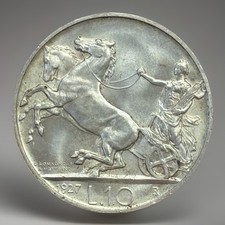 REGNO D’ITALIA 10 LIRE 1927