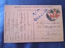 Cartolina Militare Regio Esercito Franchigia Prima Guerra Mondiale 1916