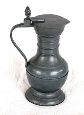 VECCHIA BROCCA  ANFORA IN PELTRO SMONTABILE altezza 17 cm.