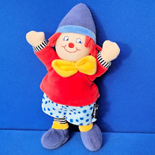 STERNTALER CLOWN ARLECCHINO VINTAGE SONAGLIO 25 CM VINTAGE BAMBOLA DI STOFFA PELUCHE